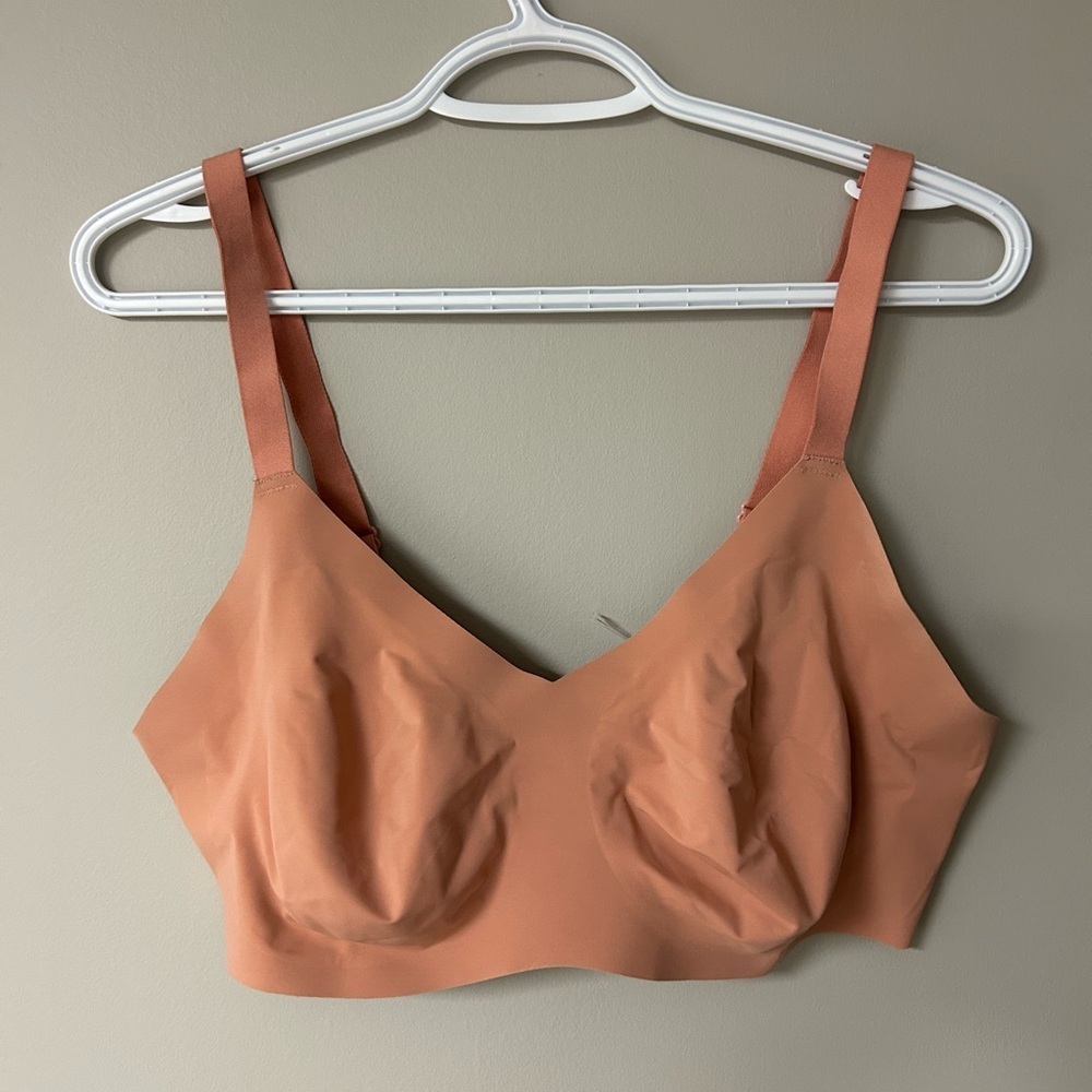 knix Wireless Bra in Dusty Rose/Terracotta